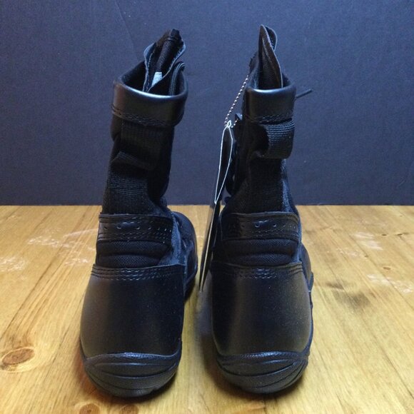 Mens Belleville Tactical Research Black Leather Mini Mil Boots 7.5 W Minimalist main image 8